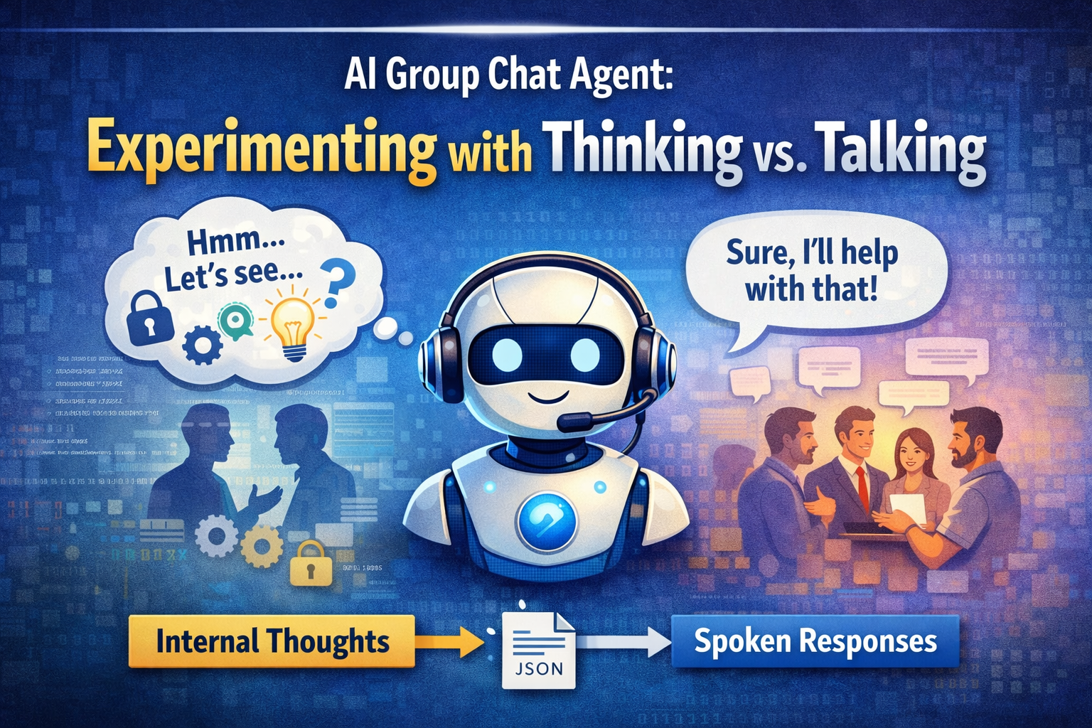 AI Group Chat Agent: Experimenting with Thinking vs. Talking