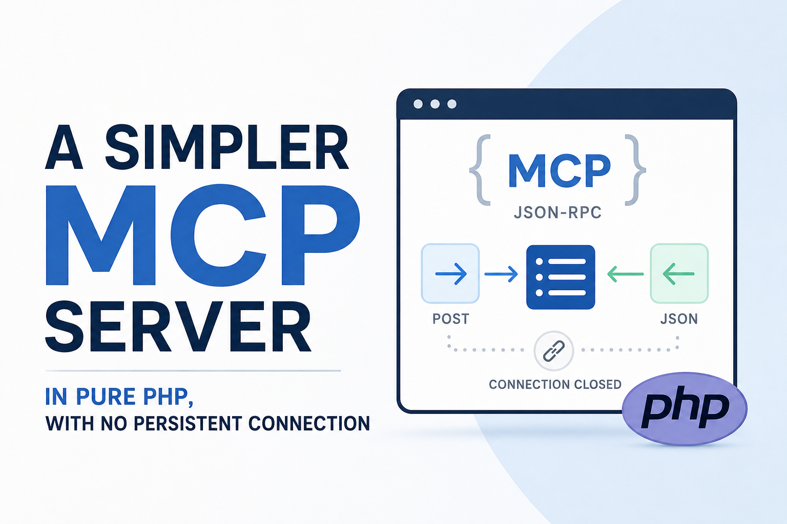 A Simpler MCP Server — In Pure PHP, With No Persistent Connection