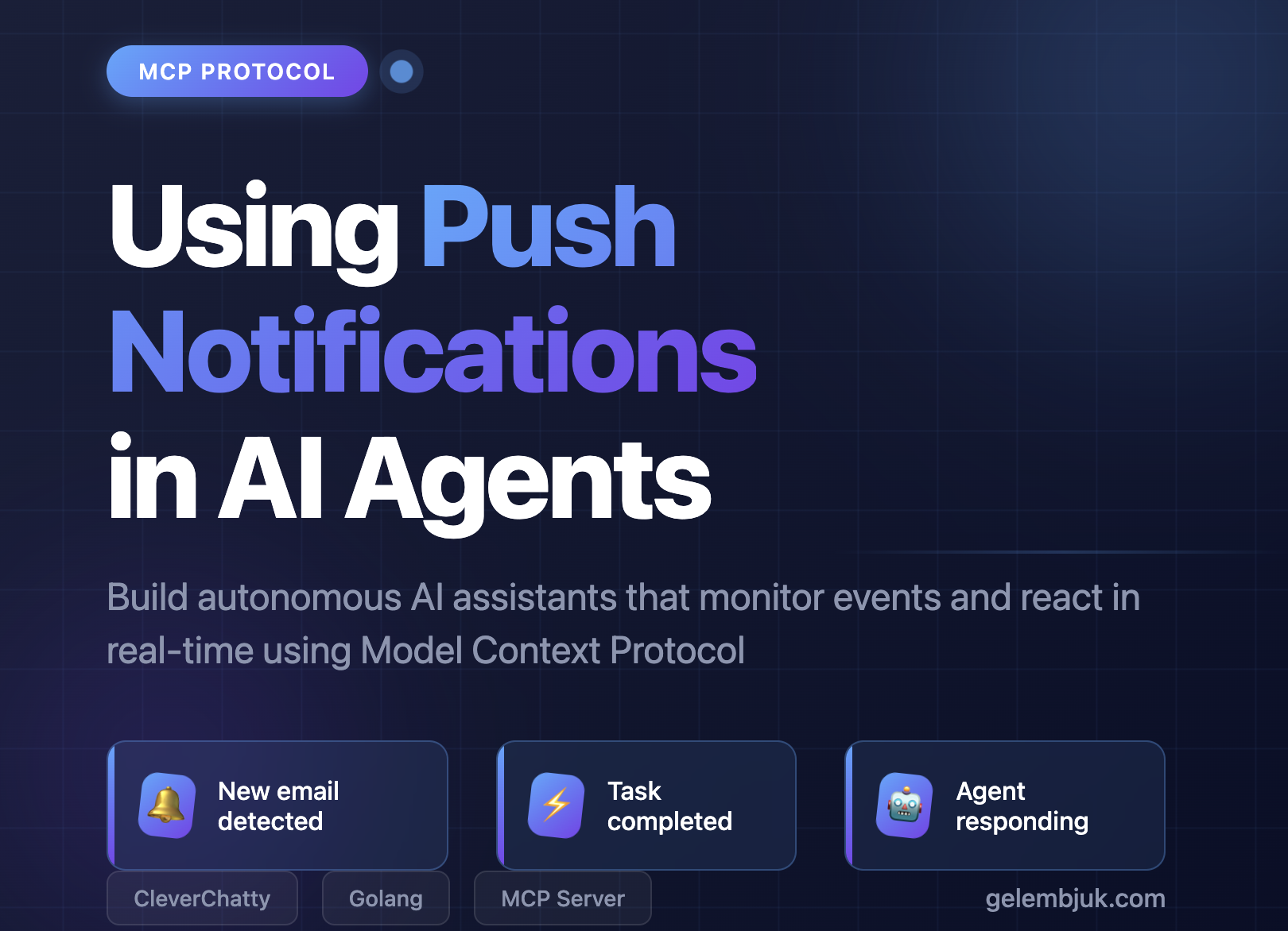 Using MCP Push Notifications in AI Agents